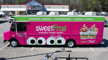 sweetfrog franchise cost sweetFrog frozen treat truck