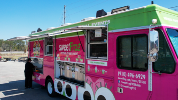 sweetFrog frozen treat truck