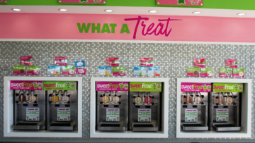 sweetFrog frozen yogurt treat stations
