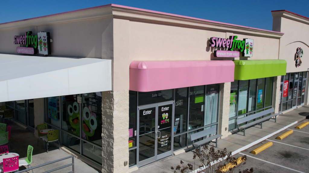 sweetFrog corner shot outside