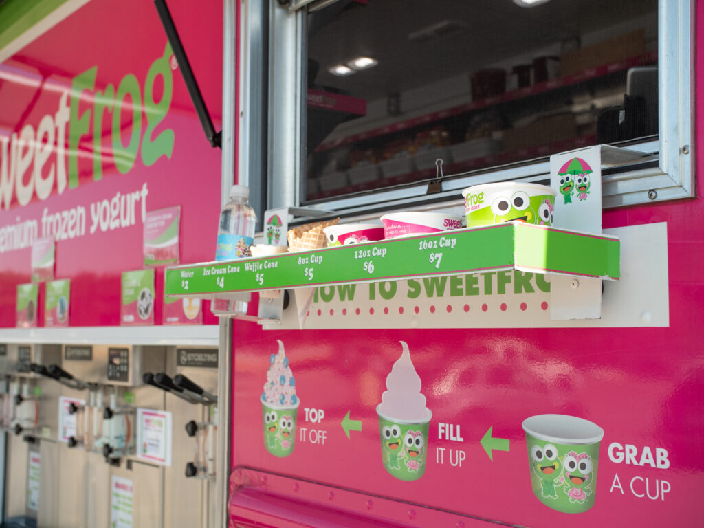 sweerFrog fundraising frozen treat truck